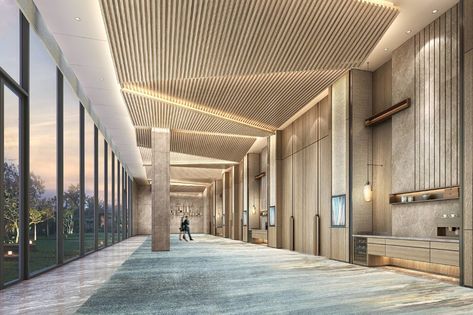 Fuzhou Marriott Hotel Riverside: Fuzhou City hotel accommodations Prefunction Hall, Prefunction Hall Design, Prefunction Design, Pre Function Hall, Hotel Ballroom Design, Hotel Banquet Hall Interior Design, Banquet Hall Elevation, Hotel Banquet Hall Design, Ballroom Design