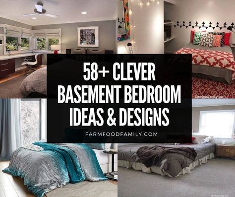 58+ Basement Bedroom Ideas On a Budget Whether Unfinished or Not