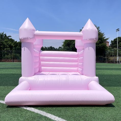 Pink Bounce House, School Stadium, White Bounce House, Bounce House With Slide, Bouncy House, Inflatable Bounce House, Mini Trampoline, Bouncy Castle, Kid Pool