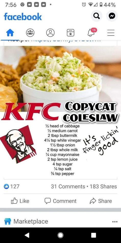 65+ Copycat Recipes That Taste Better Than The Real Thing - HubPages Copycat Coleslaw, Best Coleslaw Recipe, Kfc Coleslaw Recipe, Kfc Chicken Recipe, Coleslaw Recipe Easy, Kfc Recipe, Salad Dressing Recipes Homemade, Copykat Recipes, Copycat Restaurant Recipes