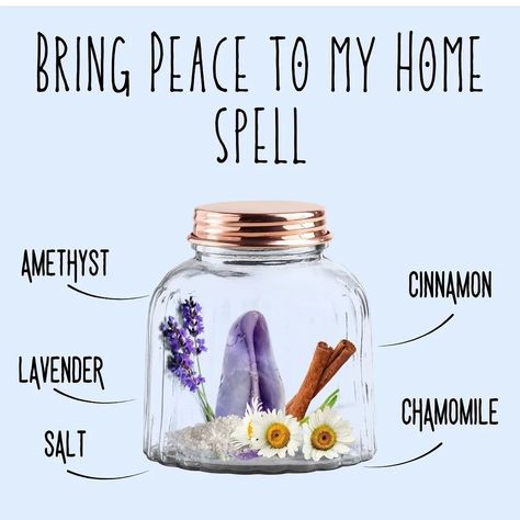 Home Spell Jar, Witches Jar, Wicca Recipes, Spell Bottles, Banishing Spell, Good Luck Spells, Door Way, Wiccan Crafts, Jar Spells