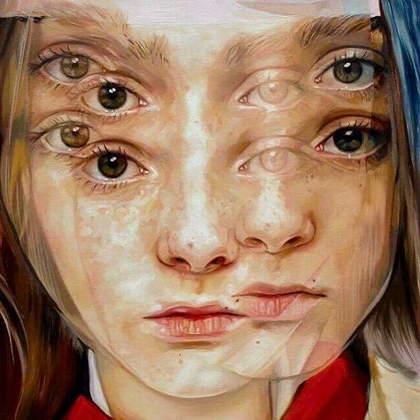 How A Heart Attack Changed Artist Alex Garant’s Life Multiple Eyes Art, College Art Portfolio, Alex Garant, Distortion Photography, Distortion Art, Movement Art, Alevel Art, Art A Level, Art Final