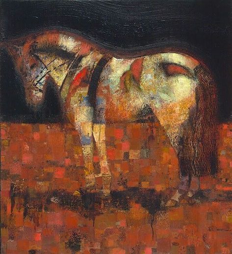 Hitesh Durgani Hitesh Durgani, Morden Art, Abstract Horse Art, Abstract Horse, Painted Pony, Abstract Painters, Horse Art, College Art, Animal Paintings