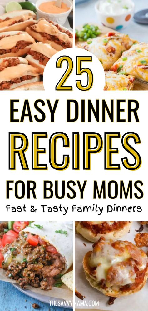 Check out 25 easy dinner recipes perfect for busy moms! These healthy and cheap recipes are ideal for families and kids. From crockpot meals to dishes that are so easy to make, you'll find options that fit your hectic schedule. These nutritious recipes are perfect for cooking for a family with kids, making dinner time simple and stress-free. Pin now to simplify your meal planning with these family-friendly favorites! Easy Dinner For Family With Kids, Meals For Week Families, Easy Meals For Family Of 5, Simple Meals On A Budget, Easy Ingredient Dinner, Quick And Easy Dinners For Family, Quick Kid Friendly Meals, Family Meal Ideas Kid Friendly, Cheapest Family Meals