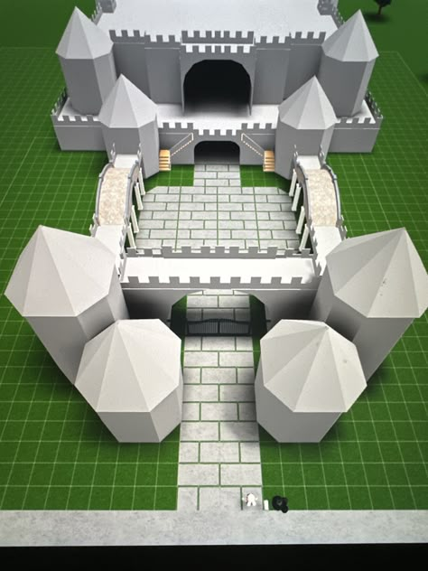 Bloxburg Castle, Cottage Core Bloxburg House, Castle Layout, Room Ideas Bloxburg, Castle House Design, Bloxburg Room Ideas, Blocksburg Room Ideas￼, House Plans With Pictures, Bloxburg House Ideas 1 Story