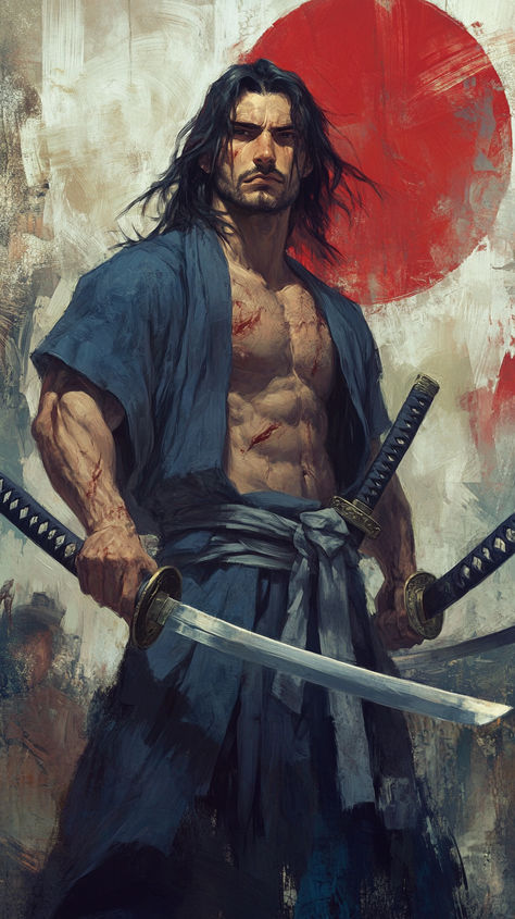 Male Portrait Art, Japanese Ronin, Dante Inferno, Warrior Fashion, Urban Survival Kit, Musashi Miyamoto, Heian Era, Vagabond Manga, Samurai Wallpaper