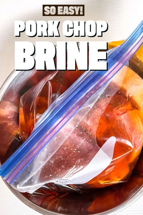 Juiciest Pork Chops, Brine Pork Tenderloin, Brine Recipe For Pork, Brined Boneless Pork Chops, Pork Belly Brine Recipe, Brined Pork Chops Recipes, How To Tenderize Pork Chops, Brining Pork Chops Recipes, Best Damn Pork Chops