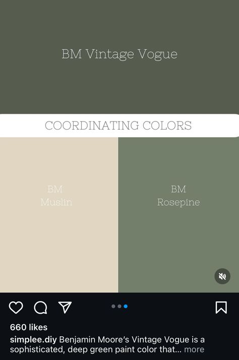 Oilcloth Benjamin Moore, Green Paint Colors Bedroom, Colors Bedroom, Green Paint Colors, Bedroom Paint Colors, Oil Cloth, Green Paint, Vintage Vogue, Coordinating Colors