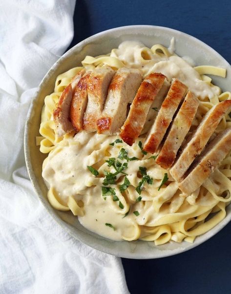 Fettucine Alfredo Recipe, Asiago Chicken Pasta, Chicken Fettucine, Chicken Alfredo Fettuccine Recipe, Asiago Chicken, Publix Aprons Recipes, Publix Recipes, Chicken Fettuccine Alfredo, Chicken Fettuccine