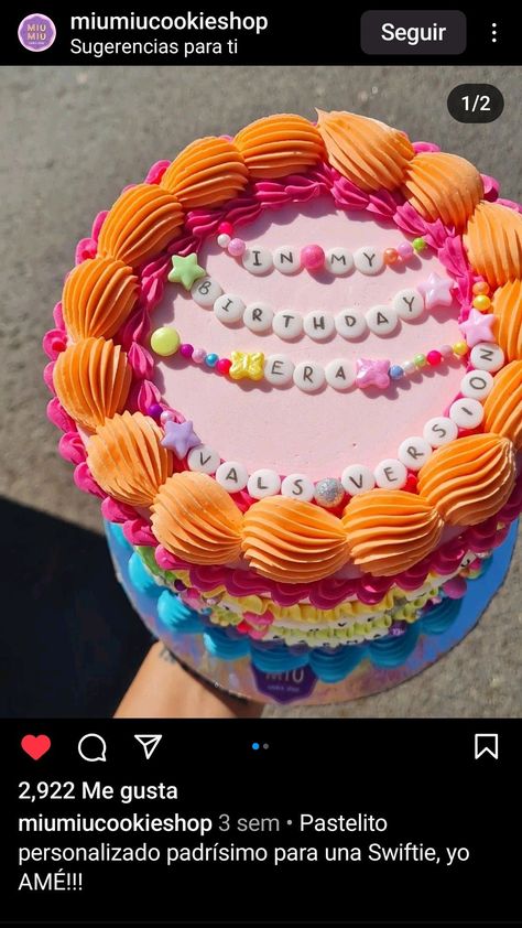 #erastour #friendshipbracelets #Taylorswift #Birthdaycake Friendship Cake, Taylor Swift Cake, Taylor Swift Birthday Party Ideas, Harry Birthday, Birthday Baking, Making Cakes, Taylor Swift Party, Taylor Swift Birthday, Acne Treatments