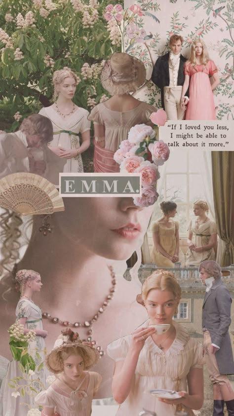 Emma Wallpaper Jane Austen, Emma Aesthetic Jane Austen, Emma 2020 Wallpaper, Emma 2020 Aesthetic, Emma Jane Austen Aesthetic, Emma Wallpaper, Emma Aesthetic, Jane Austen Emma, Emma Core