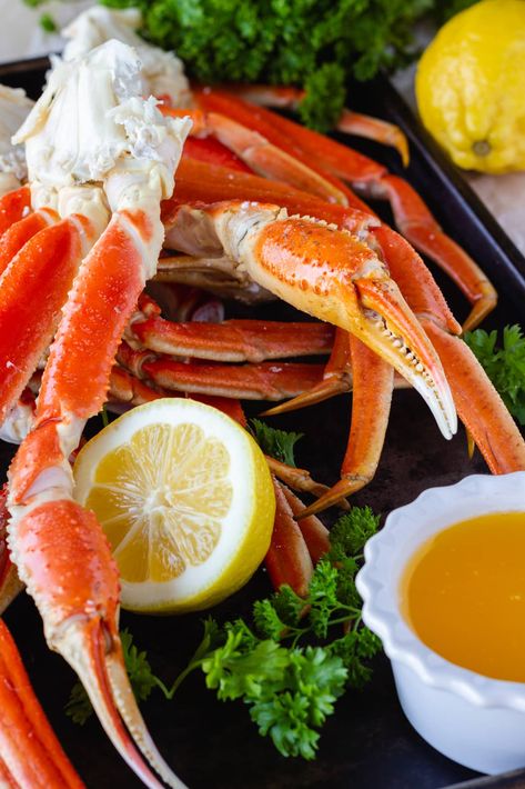 Steamed Crab Legs Steamed Crab Legs Recipe, Peeled Shrimp Recipes, Butternut Squash Frittata, Steamed Crab Legs, Steamed Crab, Crab Legs Recipe, Snow Recipe, Keto Dinner Ideas, Steamed Crabs