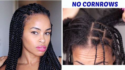 EASY Crochet Box Braids ~ No Cornrows! Versatile Styles! natural hair. same idea, way more tedious. Easy Crochet Hairstyles, Individual Crochet Braids, Blond Rose, Large Box Braids, Braids Pictures, Crochet Hairstyles, Individual Braids, Blonde Box Braids, Crochet Box Braids