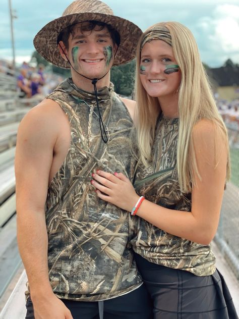 #footballtheme Camo Day Spirit Week, Football Game Outfit, Game Outfit, Football Themes, Spirit Week, Gaming Clothes, Football Game, Football Games, Camo