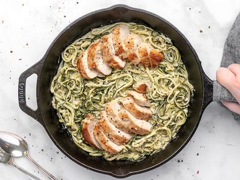 Crohns Friendly Recipes, Pesto Chicken Recipe, Snacks To Make At Home, Zucchini Noodles With Pesto, Chicken Pesto Recipes, Meal Planning Recipes, Clean Eating Ideas, High Protein Dinner, Protein Dinner