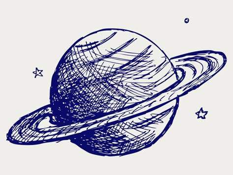 Planet Saturn. Doodle style. Vector sketch #Sponsored , #PAID, #ad, #Saturn, #sketch, #Vector, #Planet Planet With Rings Drawing, How To Draw Saturn, How To Draw Planets, Saturn Planet Drawing, Planet Drawing Art, Drawing Of Saturn, Astronomy Sketches, Saturn Doodle, Planet Doodles