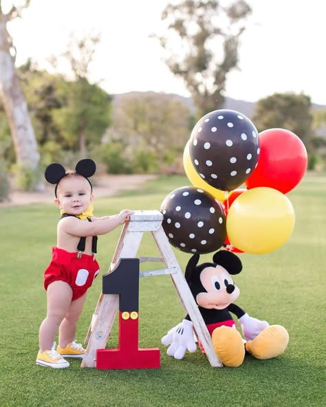 Mickey Mouse First Birthday | Mickey Cake Smash | Mickey mouse birthday | Mickey mouse photoshoot | Mickey 1 yr | First birthday Mickey Mouse www.shannonleephotography.com Vom Avea Un Copil, Mickey Mouse Theme Party, Mickey Mouse Birthday Theme, Miki Mouse, Mickey Mouse Birthday Decorations, Mickey Cake, Mickey First Birthday, Mickey 1st Birthdays, Mickey Mouse Themed Birthday Party