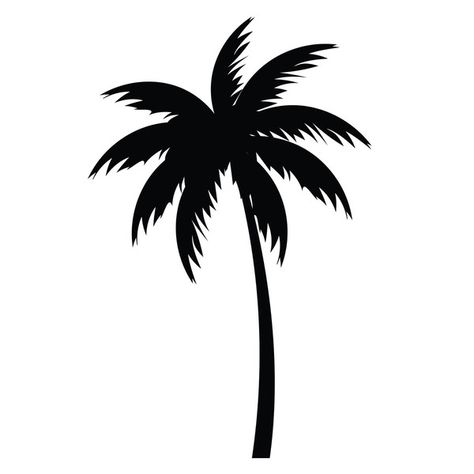 Palm tree svg, palm trees svg, palm tree dxf, palm trees dxf - Inspire Uplift Silhouette Palm Tree, Palm Tree Stencil Templates, Palm Tree Art Abstract, Vintage Palm Tree Illustration, Palm Tree Lino Print, Simple Palm Tree Drawing, Camper Artwork, Palm Tree Template, Palm Leaves Painting