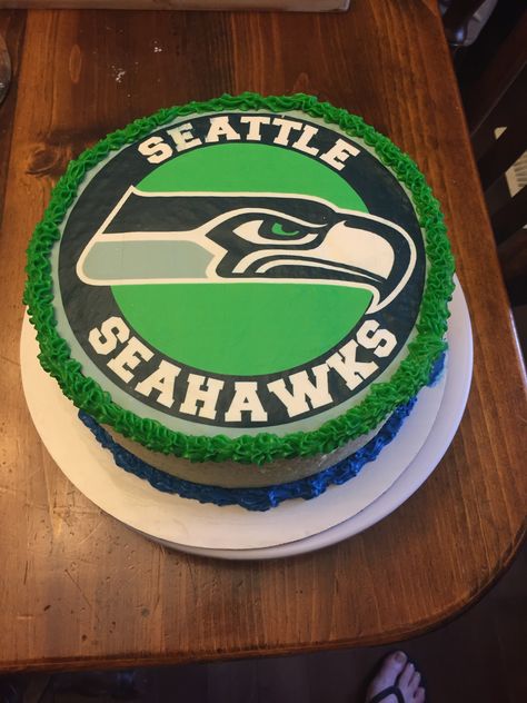 #seattleseahawks Seahawks Birthday Cake, Seattle Seahawks Cake, Seahawks Cake, Seattle Seahawks Mascot, Seattle Seahawks Logo, Legion Of Boom Seattle Seahawks, Cake Images, Seattle Seahawks, Seattle