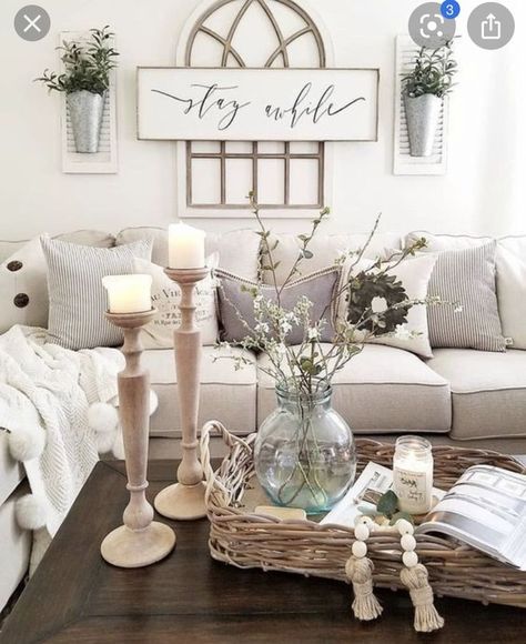 Affordable Farmhouse Decor, Cozy Farmhouse Living Room, Modern Farmhouse Living Room Decor, Furnitur Ruang Keluarga, Farmhouse Living Room Decor Ideas, Rustic Farmhouse Living Room, Modern Farmhouse Living, Cottage Shabby Chic, Modern Farmhouse Living Room