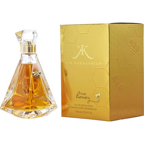 Kim Kardashian Pure Honey Perfume for Women by Kim Kardashian at FragranceNet.com® Kim Kardashian Fragrance, Honey Perfume, Kpop Soloist Dr, Perfume Men, Perfume Notes, Perfume Storage, Body Oil Spray, Cheap Perfume, Men Cologne