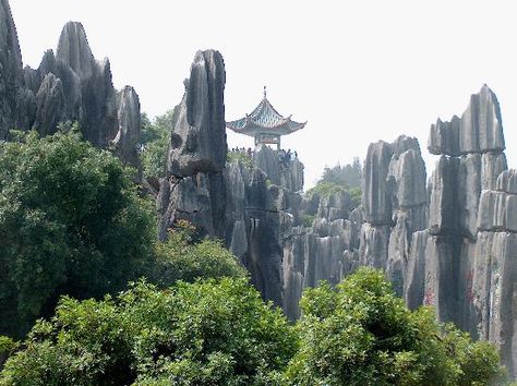 Kunming, China Kunming China, Stone Forest, Surealism Art, Spring City, Kunming, Chinese Culture, Travel Bucket List, Cologne Cathedral, Trekking