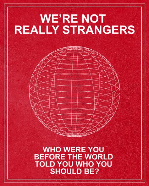 (created as a personal project inspired by WNRS) #art #digital #digitalart #digitalillustration #illustration #artist #artistsoninstagram #artwork #artcreative #graphicdesign #graphic #cute #designideas #poster #posterart #posterdesigns #postereveryday #adobe #adobedraw #drawing #creative We're Not Really Strangers Questions, Were Not Really Strangers, Strangers Project, Inspo Quotes, Dorm Posters, Think Deeply, 3d Icons, Collage Wall, Art Collage Wall