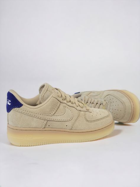 Nike Women's Air Force 1 - Grain/Deep Royal Blue Royal Blue Heels, Nike Airforce 1, Deep Royal Blue, Blue Heels, September 22, Nike Air Force 1, Air Force 1, Nike Air Force, Air Force