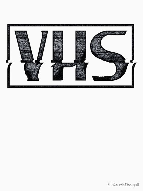 "VHS Logo T-Shirt" T-shirt by DickChappy01 #Aff , #sponsored, #Logo, #VHS, #Shirt, #shirt Vhs Tattoo, Jewelry Logo Design Ideas Simple, Jewelry Logo Ideas Graphics, Vhs Design, Jewelry Logo Inspiration, Vhs Logo, U O, Jewelry Logo Ideas, Tattoo Thoughts