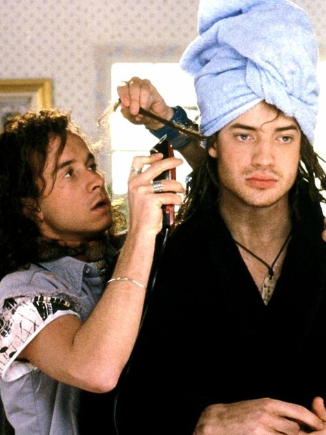 Encino Man, One of my most favorite movies. Bio Dome, Brendan Fraser The Mummy, Parks And Rec Quotes, Singing Cat, Encino Man, Pauly Shore, George Of The Jungle, Men Tumblr, Carla Gugino