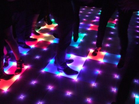 Interactive Light dance floor Diy Dance Floor, Games For Party, Floor Games, Light Up Dance Floor, Disco Floor, Teenager Party, Snap Dance, Led Dance, Midnight Memories