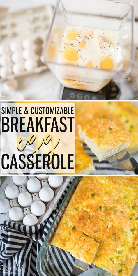 Egg Casserole Recipes Easy, Egg And Cheese Casserole, Easy Egg Casserole, Brunch Casserole Recipes, Cooking With Karli, Breakfast Egg Casserole, Baked Eggs Recipe, Brunch Casserole, Sour Cream Recipes