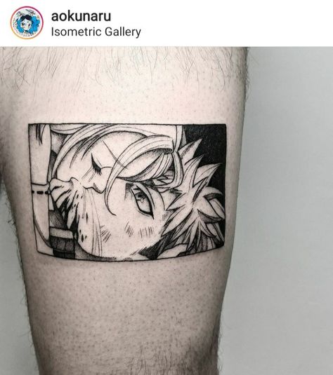 Bakugo Tattoo, Seven Deadly Sins Tattoo, Hunter Tattoo, Manga Tattoo, Cool Chest Tattoos, Small Girl Tattoos, Anime Tattoo, Bakugo Katsuki, Discreet Tattoos