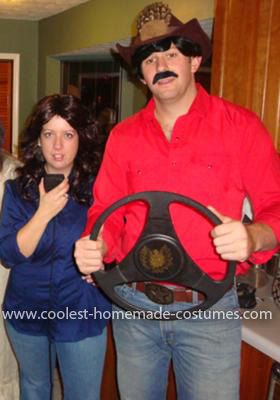 Homemade Smokey and the Bandit Couple Costume: One of the best 70’s movies of all time (in my opinion) is Smokey and the Bandit.  From the 77’ Trans Am to the eighteen wheeler carrying a truck load Smokey And The Bandit Halloween Costume, Smokey And The Bandit Costume Couple, Smoky And The Bandit Costume, Smokey And The Bandit Costume, 70s Couple Costume, Bandit Costume, 70s Costumes, Bandits Costume, 70s Couple