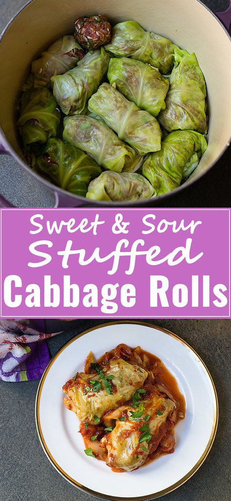 Sweet and Sour Stuffed Cabbage Rolls Jewish Stuffed Cabbage Rolls, Jewish Cabbage Rolls, Sour Crout Recipe, Sweet And Sour Stuffed Cabbage, Sour Cabbage Rolls, Pesto Sauce Pasta, Healthy Pesto Sauce, Rice And Sauce, Easy Pesto Recipe