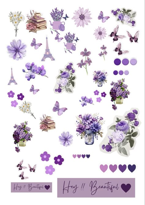 #lavender #aesthetic #stickers #love #cute Cute Stickers Printable Aesthetic Purple, Lavender Aesthetic Stickers Printable, Purple Lavander Aesthetics, Violet Aesthetic Stickers, Lavender Stickers Aesthetic, Lavender Aesthetic Stickers, Aesthetic Birthday Stickers Printable, Violet Stickers Printable, Purple Scrapbook Design