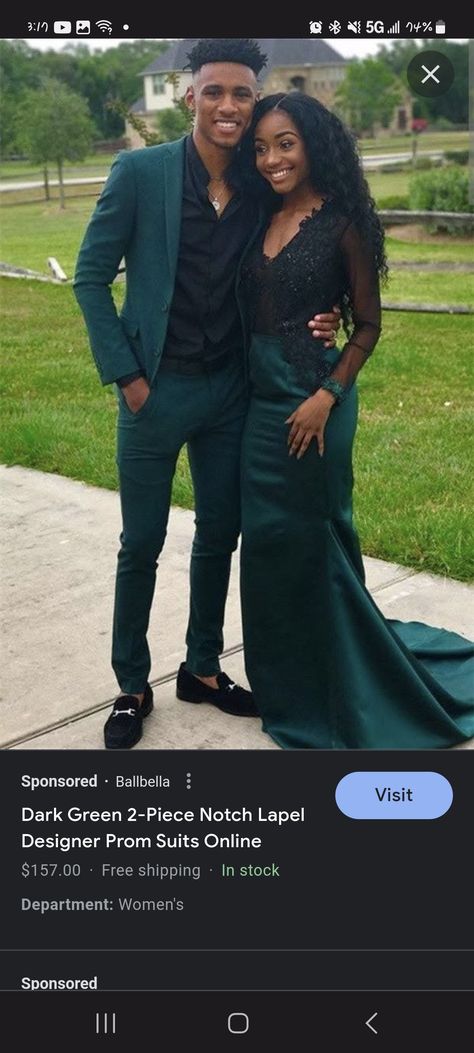 Senior Prom Tux Ideas, Green Prom Suit, Prom Tux, Senior Prom, Prom Suits, Prom Designs, Dark Green, Prom, Green