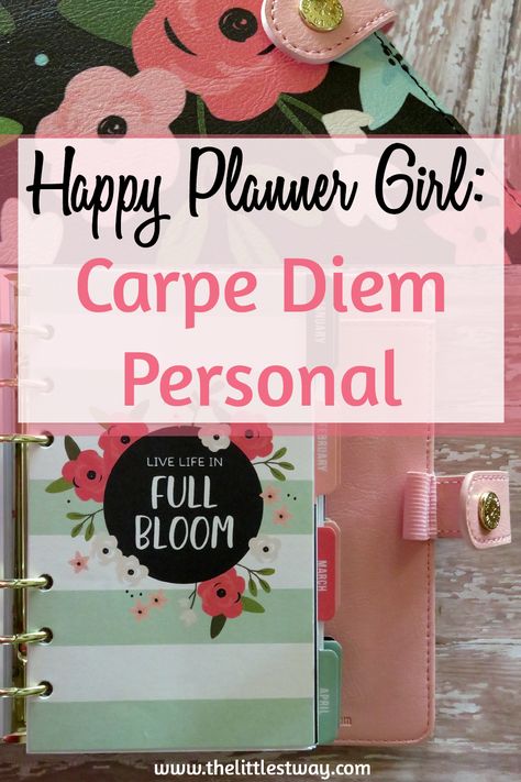 Happy Planner Girl review of the Carpe Diem Personal Planner Carpe Diem Planner Ideas, Carpe Diem Planner, Black Blossom, Planner Girl, Planner Ideas, Life Coaching, Personal Planner, Happy Planner, Life Coach