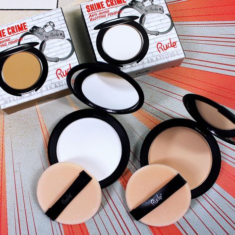 You are under arrest for shine crime! Shine Crime blotting powder is here to lock your facial shine away with its lightweight and long-lasting formula so fear not, there is absolutely no room for escape.  👮‍♀️😱 — 💸USD $9.50 — #rudecosmetics #makeupwithanattitude 👉  www.rudecosmetics.com 👈 Blotting Powder, Pressed Powder, Shinee, Paraben Free Products, Face Paint, Facial, Long Lasting, Paint, Makeup