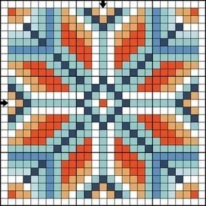 Aztec Pixel Art, Southwestern Cross Stitch Patterns, Southwest Cross Stitch Patterns, Spirograph Design, Weaving Patterns Loom, Cross Stitch Geometric, Tapestry Crochet Patterns, Star Quilt Patterns, Bead Weaving Patterns