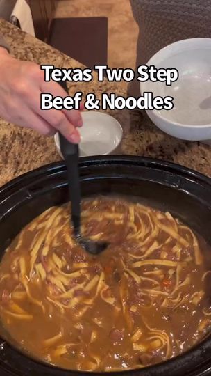 Texas Two Step Beef And Noodles, Texas Two Step Soup, Chuck Tender Roast, Chuck Tender, Texas Two Step, Noodle Dinner, Beef Noodles, Chicken Noodles, Crockpot Soup Recipes