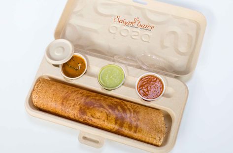 Sagar Gaire Packaging Food Packing Ideas For Business, Dosa Packaging, Meal Delivery Packaging, Food Delivery Packaging, Sandwich Packaging, Restaurants In San Francisco, Takeaway Packaging, Food Box Packaging, How To Store Bread