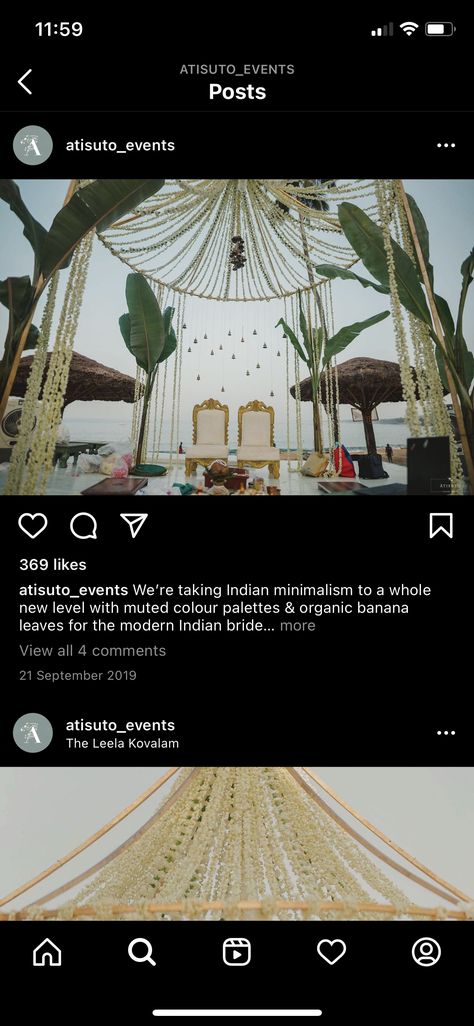 Banana Leaf Mandap, Wedding Vidhi Mandap, Vidhi Mandap, Mandap Decoration, Kovalam, Muted Color Palette, Wedding Set Up, Banana Leaf, Wedding Set