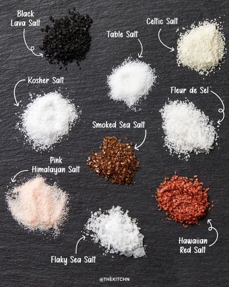 9 Types of Salt for Cooking (Kosher, Pink Himalayan, & More) | The Kitchn Types Of Salt, Epsom Salt Benefits, Celtic Salt, Finishing Salt, Salt Block, Smoked Sea Salt, Gourmet Salt, Doll Diy Crafts, Food History