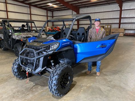 Congratulations to Gentry Hodge from Louisville, MS for purchasing a 2022 Can Am Commander XT 700 at Hattiesburg Cycles! #canam #commander Can Am Commander, Can Am, Monster Trucks, Cycling, Road