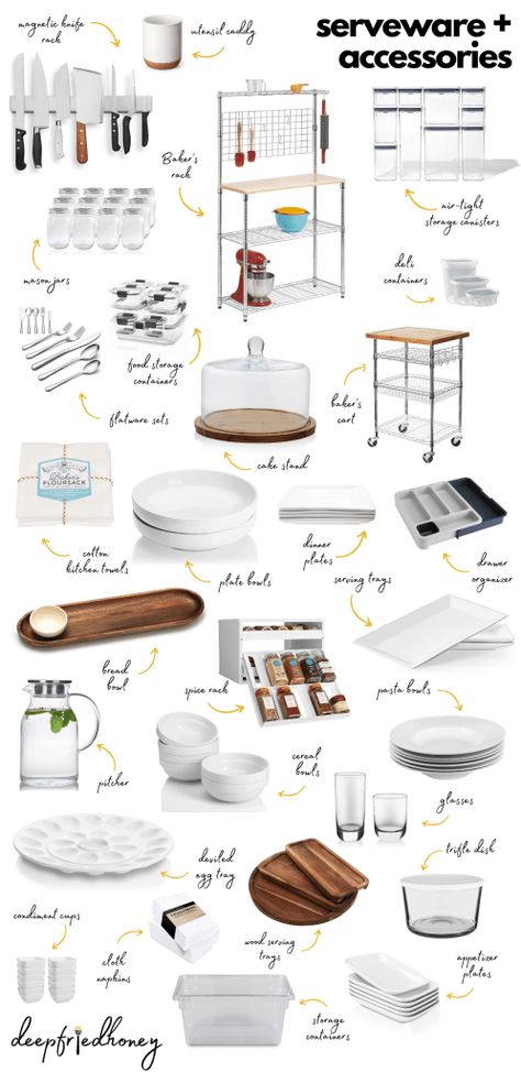 Cooking Essentials: My Ultimate List • deepfriedhoney Cooking Essentials List, House Appliances List, Home Appliances List, Bratz House, Kitchen Items List, Cooking Vocabulary, Baking Essentials Tools, Engineer Drawing, Cooking Business