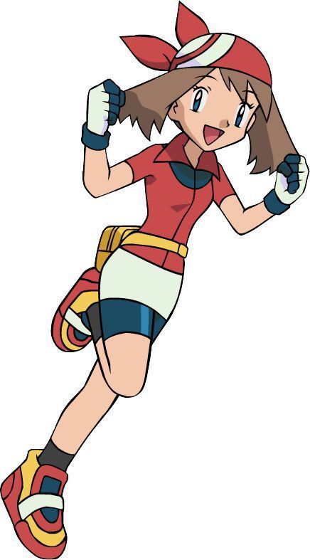 Pokemon May, Brock Pokemon, Pokemon Fashion, Pokemon Advanced, Female Trainers, Pokémon Heroes, Pokemon Kalos, Pokemon Rpg, Pokemon Costumes