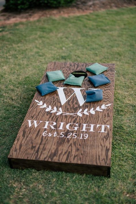 Reception Activities, Wedding Reception Games, Grant Hill, Backyard Reception, Photography Journal, Cocktail Hour Wedding, Cornhole Board, Wedding Activities, Board Inspiration