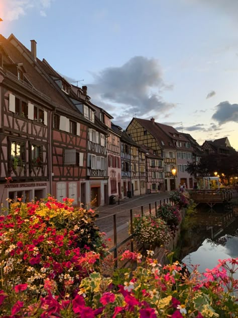 #france #alsace #colmar #landscape #flower #aesthetic #wallpaper Alsace France Aesthetic, France City Aesthetic, Colmar France Aesthetic, France Village Aesthetic, France Aesthetic Landscape, France Aesthetic Countryside, Alcase France, Old France Aesthetic, France Aesthetic Wallpaper