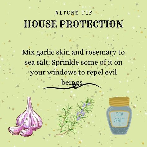 Narcissa Leo on Instagram: “Both Garlic and rosemary are used for protection and exorcism and sea salt will purify and cleanse the energy. Mixing those powerful…” Herbal Apothecary Recipes, Herbal Remedies Recipes, Magickal Herbs, Herbal Magic For Wiccans, Witch Rituals, Witchcraft Books, Wiccan Magic, Witch Spirituality, Divine Feminine Spirituality